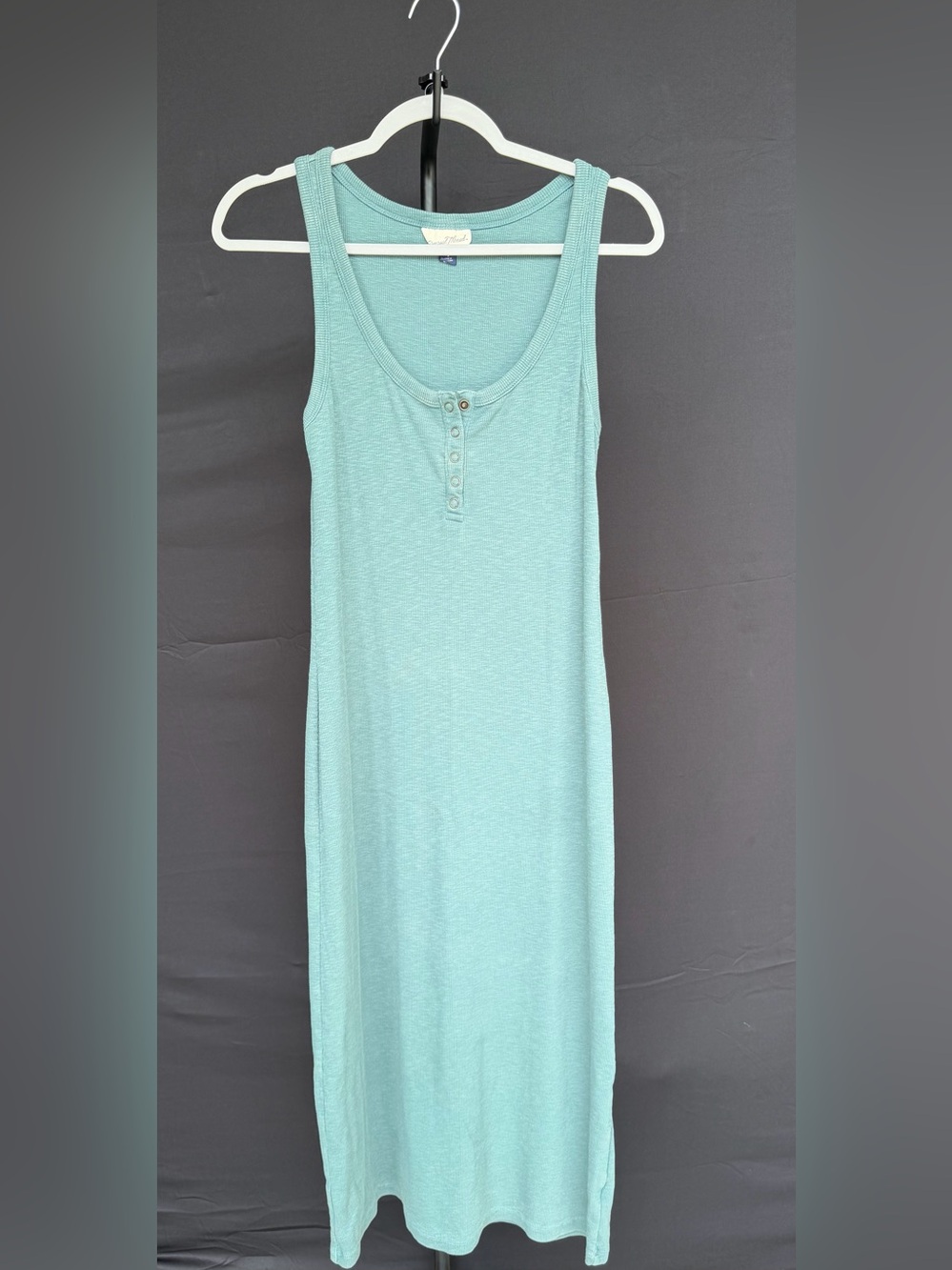 Universal Thread Sleeveless Maxi Dress in Dusty Teal Green